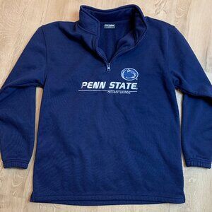 Youth Kids 12-14 Penn State Nittany Lions 1/4 Quarter Zip Fleece Sweater Jacket